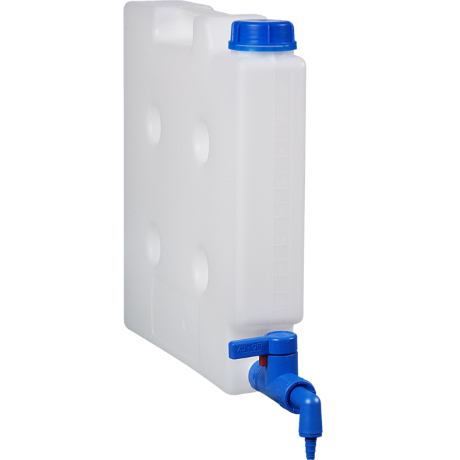 DESCETE　5L StopCock space-saving set - space-saving canister with outlet tap